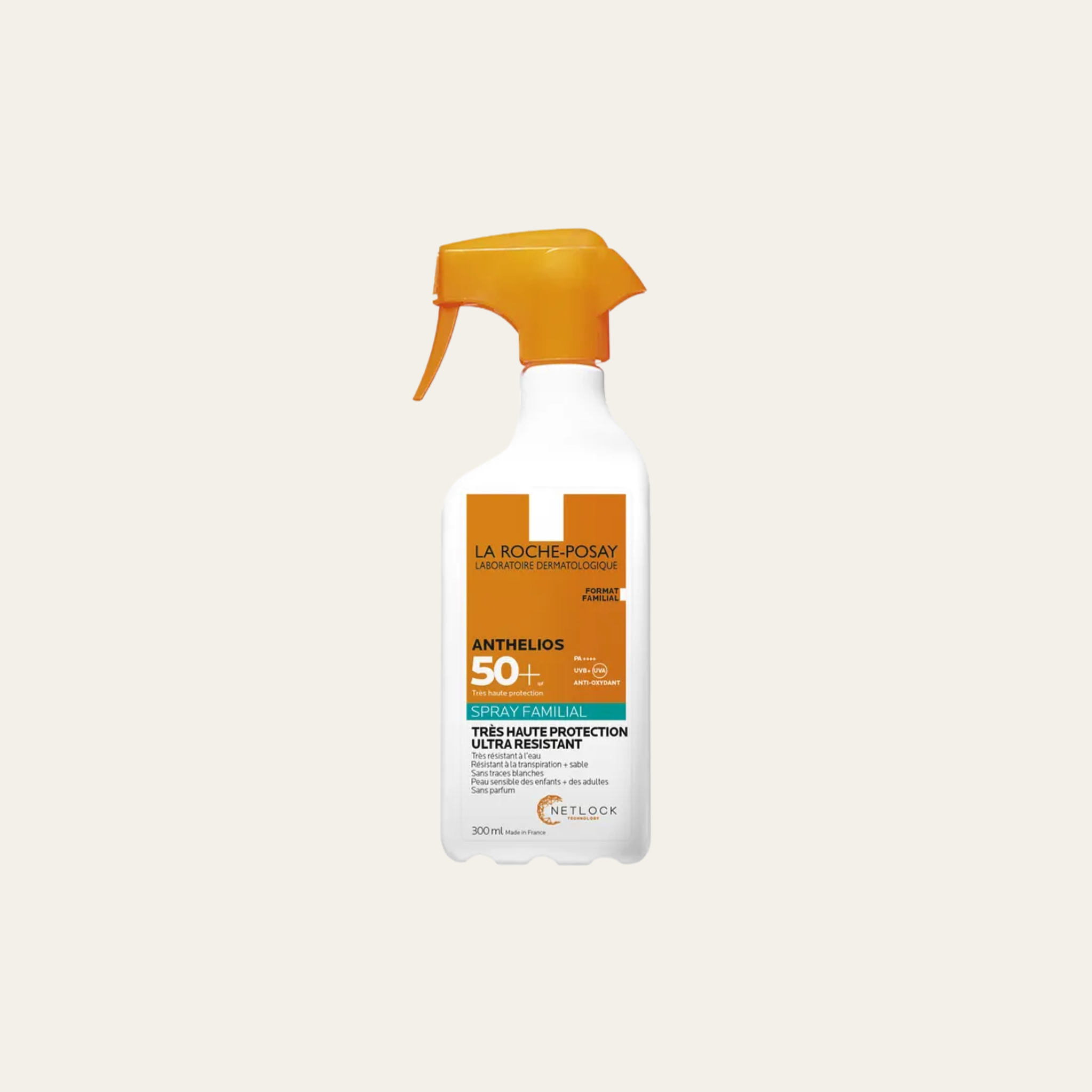La Roche-Posay Anthelios Invisible Family Spray SPF50+ aurinkosuoja, kevyt ja näkymätön suihkutettava aurinkovoide perheelle