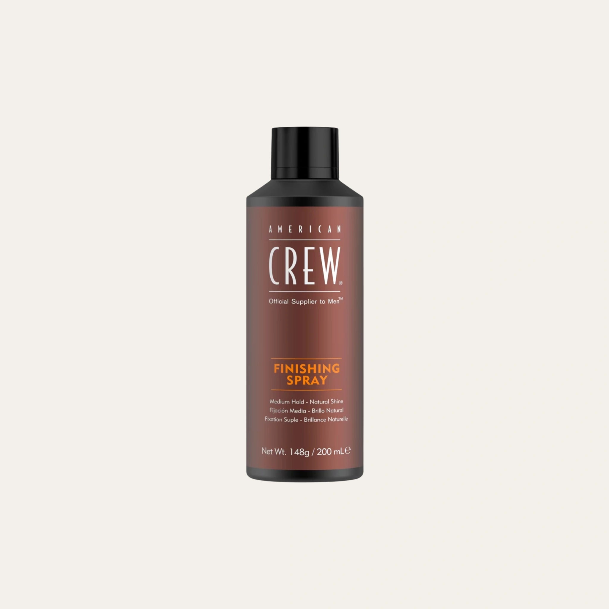 American Crew Style Finishing Spray antaa keskivahvan pidon ja suojaa hiuksia kosteudelta, pitäen kampauksen siistinä ja luonnollisena.