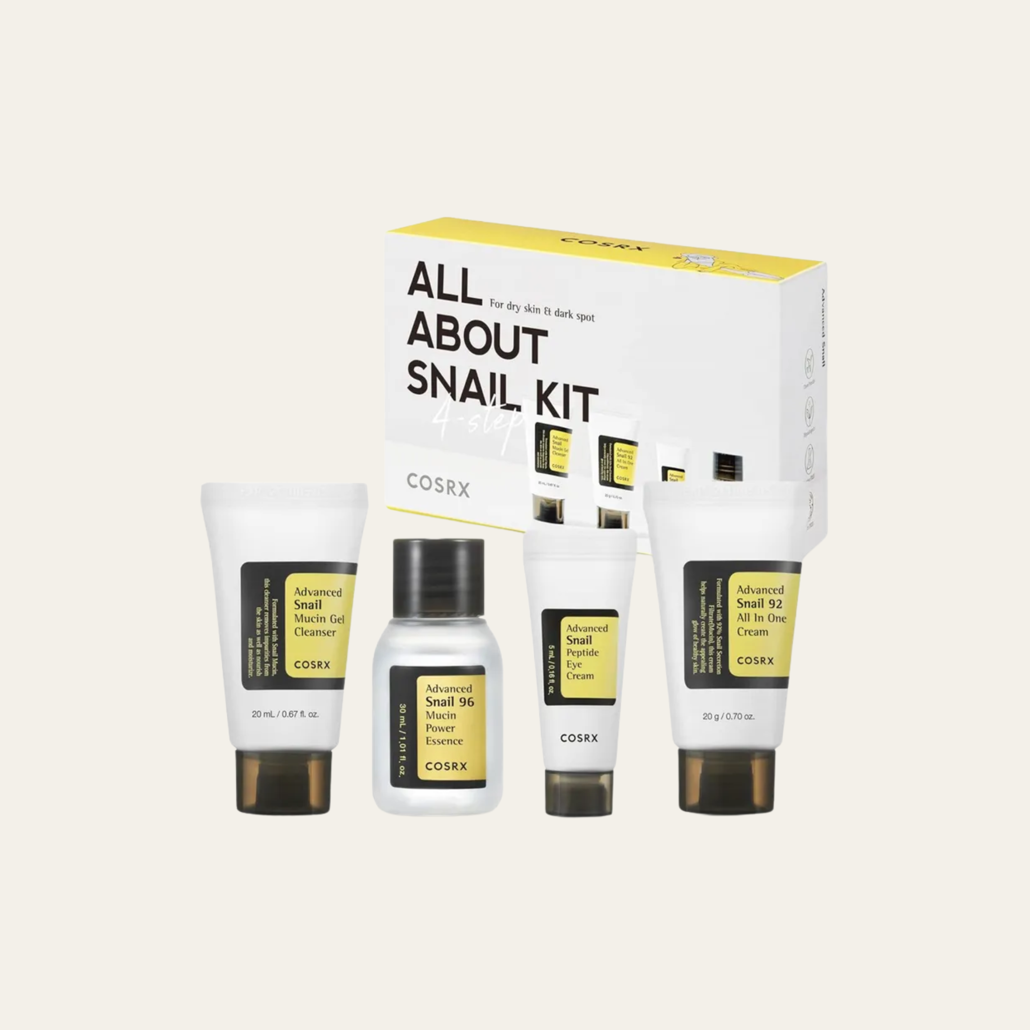 COSRX All About Snail Travel Size - Bundle