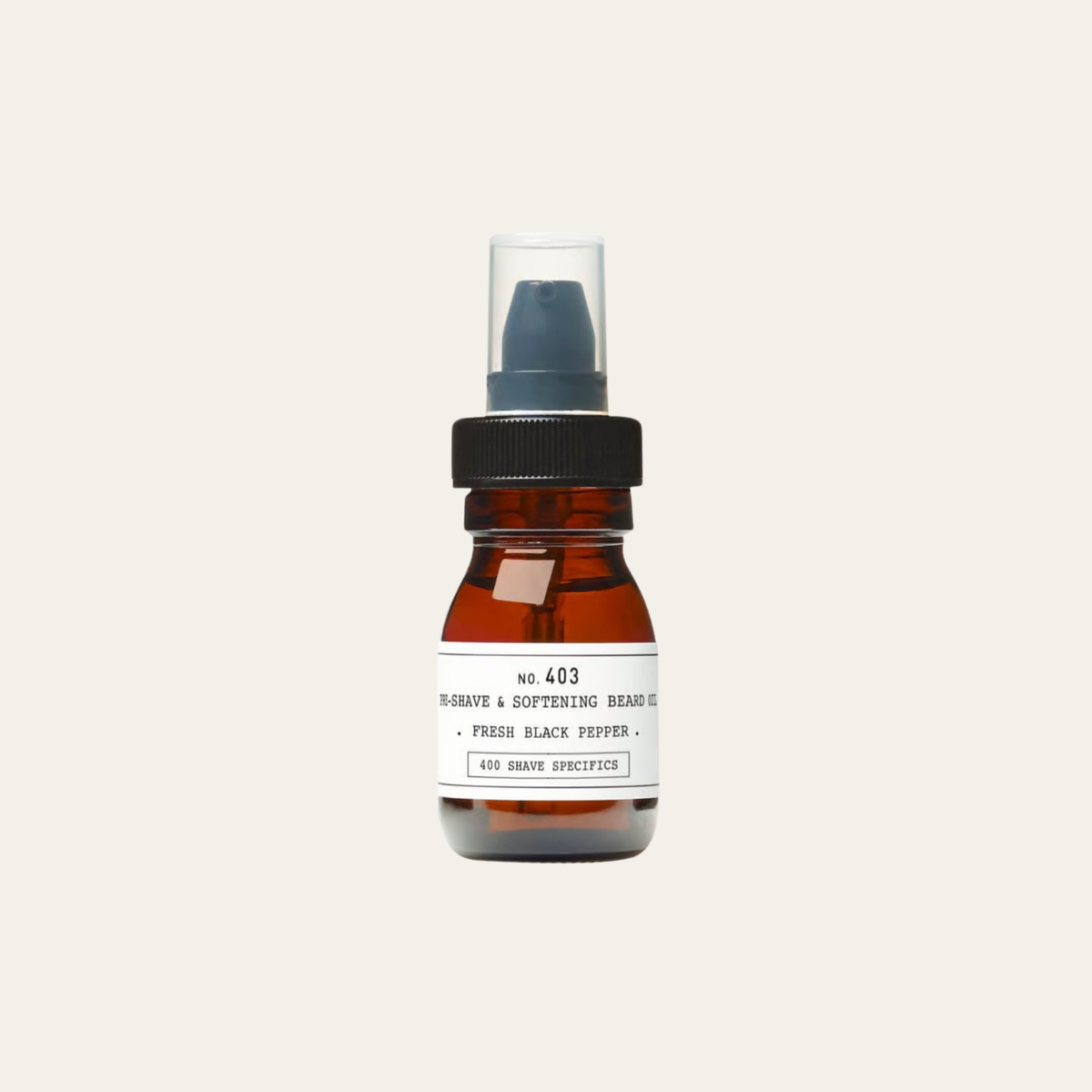 Depot No. 403 Pre-Shave & Softening Beard Oil Fresh Black Pepper
