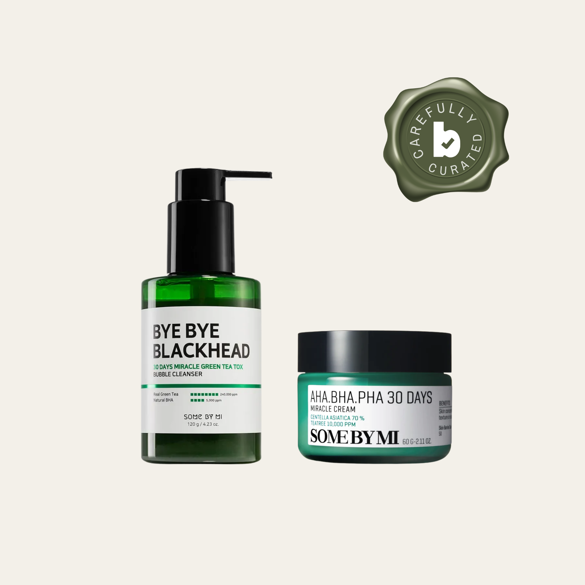 Starter bundle with Mustapäämestari skincare for oily and blemish-prone skin, includes cleansing products for clear, healthy skin.